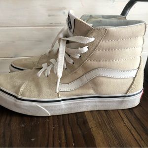 Tan Hightop Vans